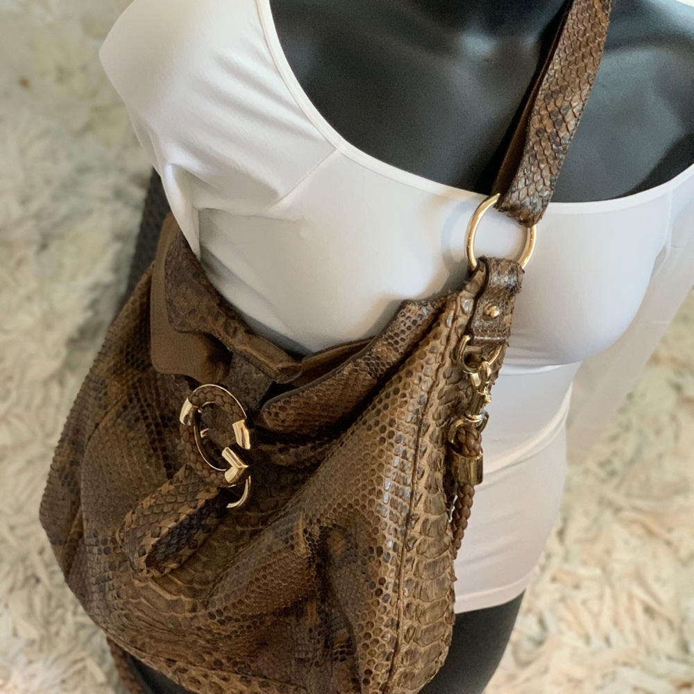 💕⬇️ SALE ⬇️💕 Gucci Python Hobo - Picture 7 of 17